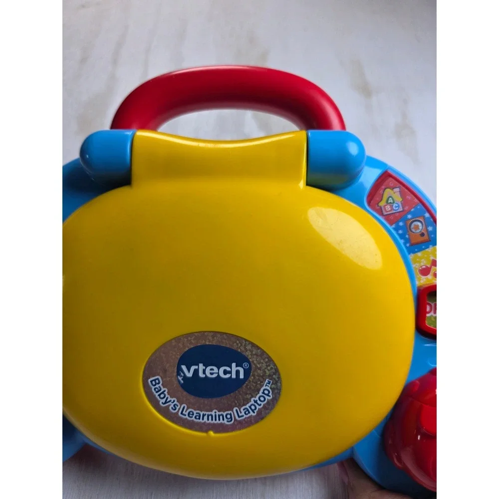 VTech Baby's Learning Laptop Blue Yellow Red Educational Toddler Toy Classic